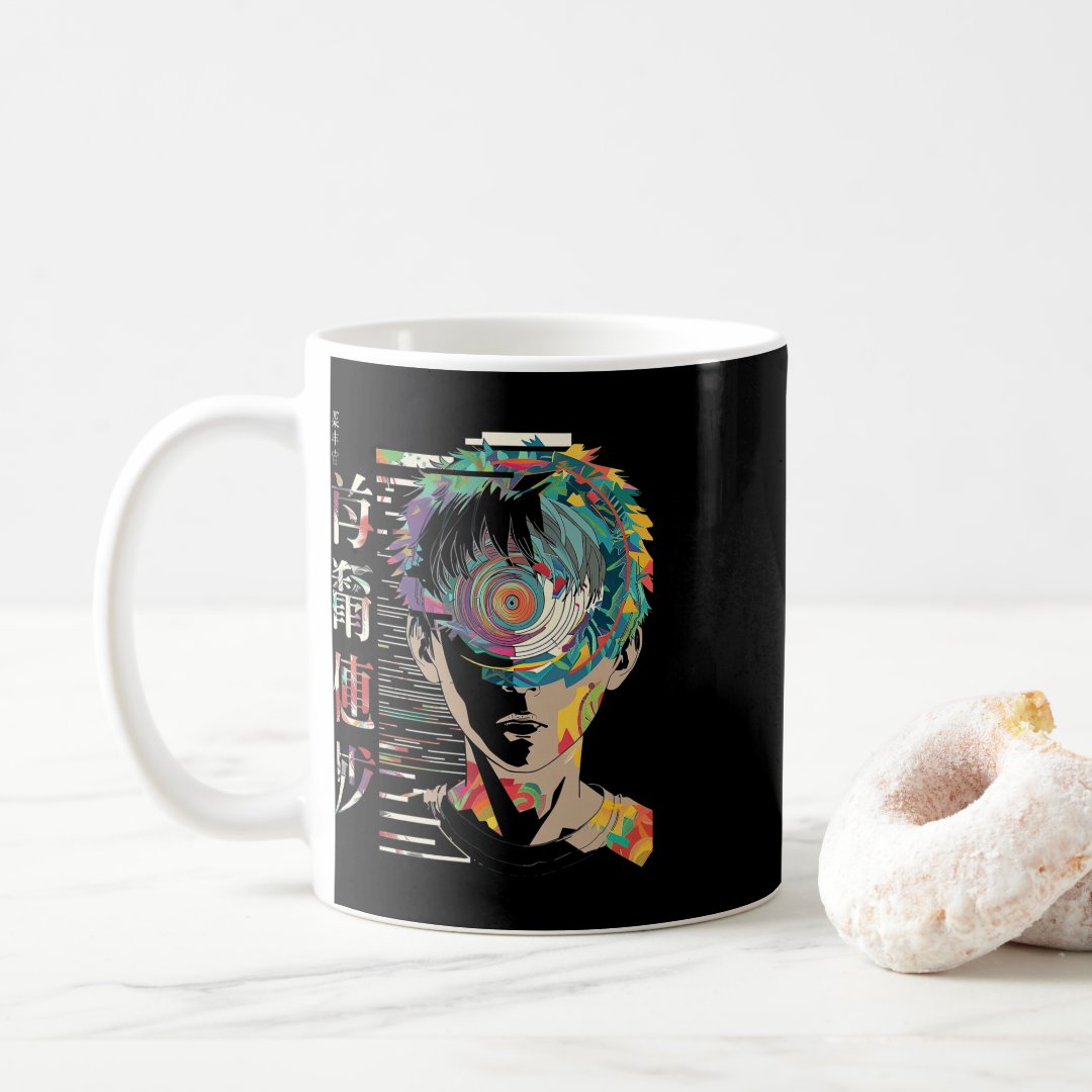 Anime Manga Motif Mandala Artwork Anime 1  Coffee Mug Anime Kupa Bardak Modern Anime Baskılı Kupa - En İyi Fiyatlarla