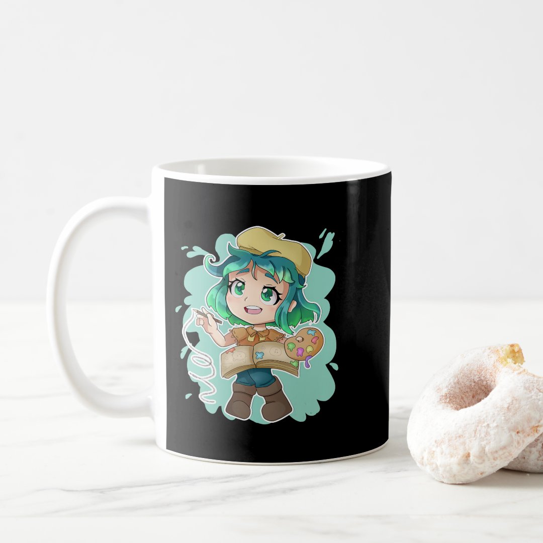 Anime Merch Just A Girl Who Loves Anime And Sketch Coffee Mug Anime Kupa Bardak Modern Anime Baskılı Kupa