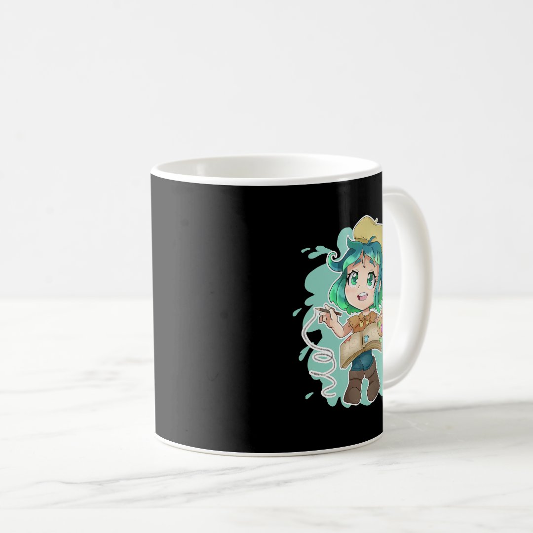 Anime Merch Just A Girl Who Loves Anime And Sketch Coffee Mug Anime Kupa Bardak Modern Anime Baskılı Kupa