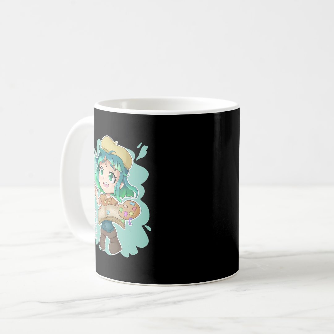 Anime Merch Just A Girl Who Loves Anime And Sketch Coffee Mug Anime Kupa Bardak Modern Anime Baskılı Kupa