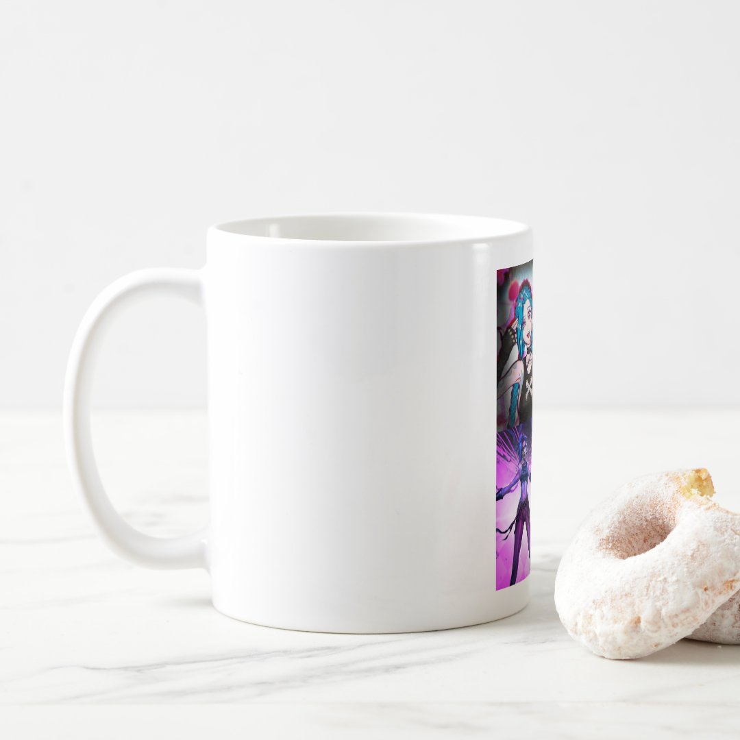Anime Mug - Jinx Anime Kupa Bardak Modern Anime Baskılı Kupa