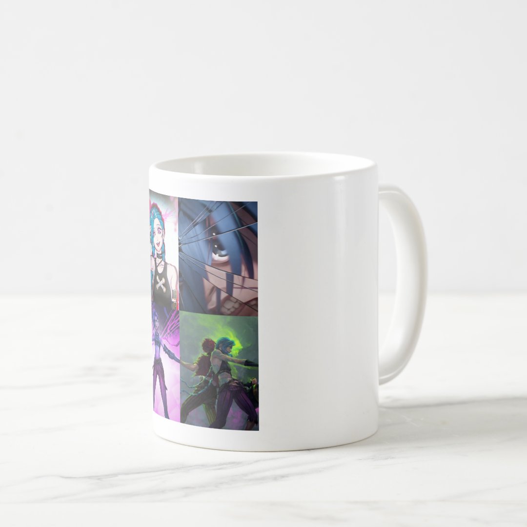 Anime Mug - Jinx Anime Kupa Bardak Modern Anime Baskılı Kupa