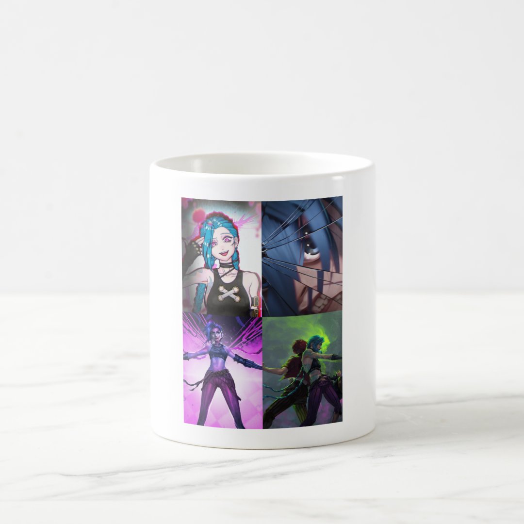 Anime Mug - Jinx Anime Kupa Bardak Modern Anime Baskılı Kupa