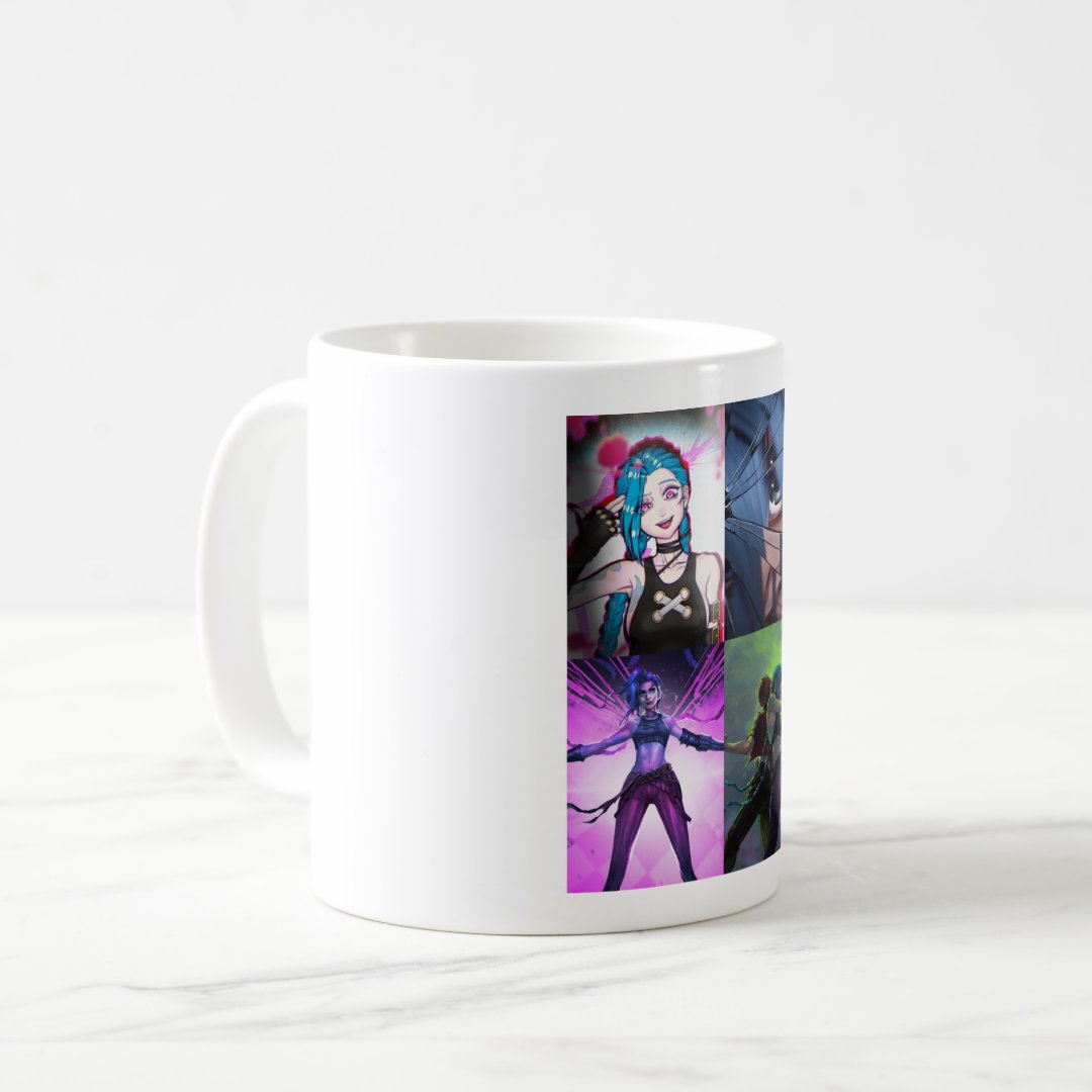Anime Mug - Jinx Anime Kupa Bardak Modern Anime Baskılı Kupa