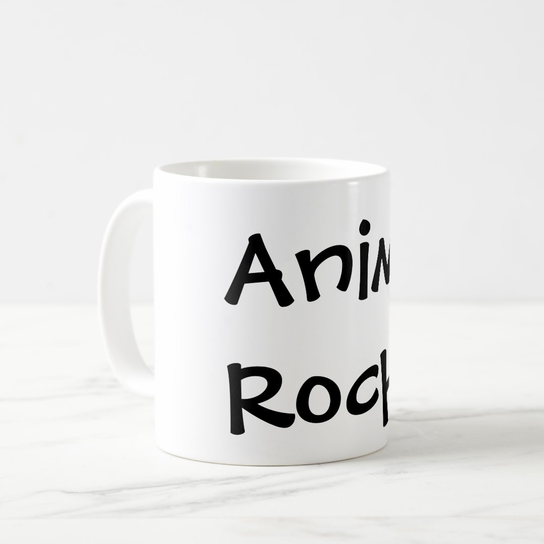 Anime Rocks Mug Anime Kupa Bardak Modern Anime Baskılı Kupa