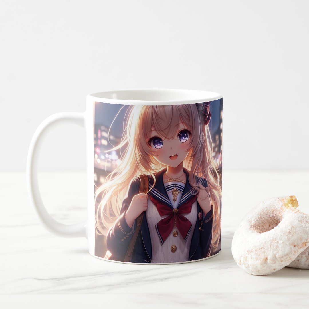 anime student coffee mug Anime Kupa Bardak Modern Anime Baskılı Kupa