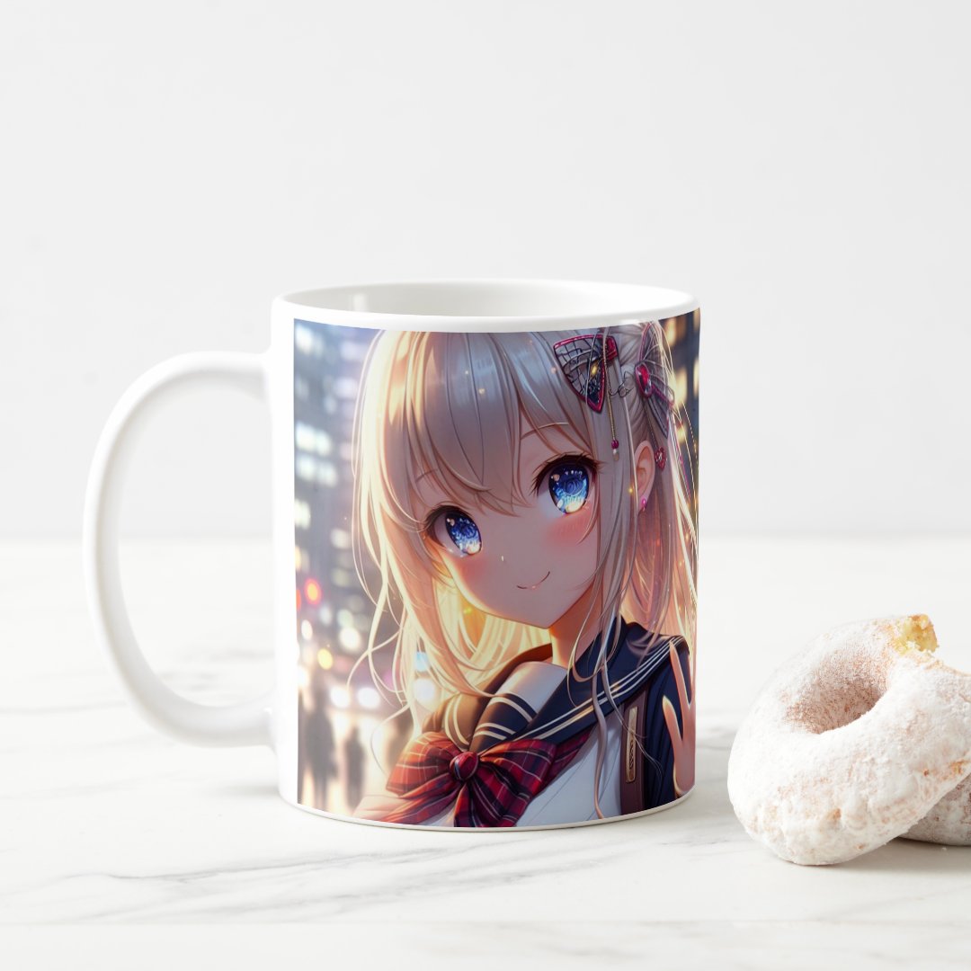 anime student coffee mug Anime Kupa Bardak Modern Anime Baskılı Kupa