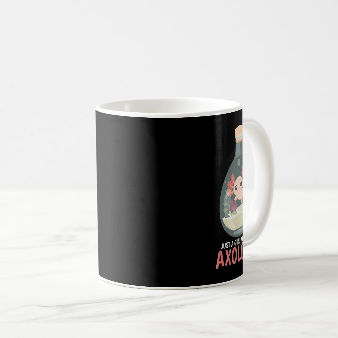Axolotl Fish Tank Axolotl Questions Cute Anime Kid Coffee Mug Anime Kupa Bardak Modern Anime Baskılı Kupa
