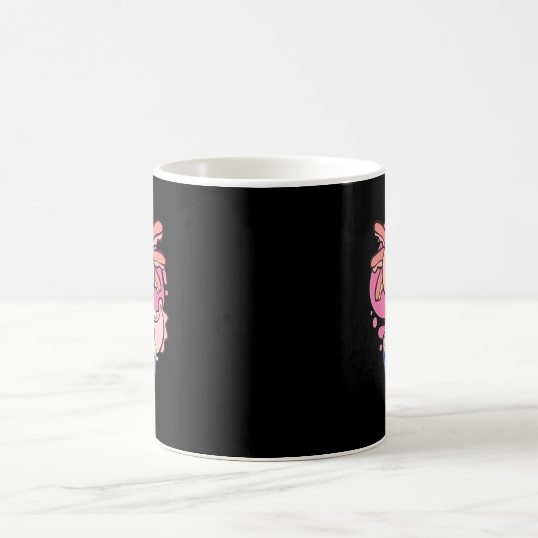 Axolotl Ramen Kawaii Japanese Anime Noodle Gift Ki Coffee Mug Anime Kupa Bardak Modern Anime Baskılı Kupa