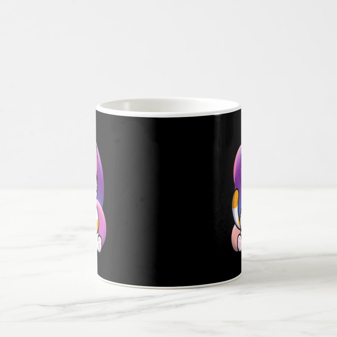 cat boba eat ramen anime kawaii neko cat eating ra coffee mug Anime Kupa Bardak Modern Anime Baskılı Kupa