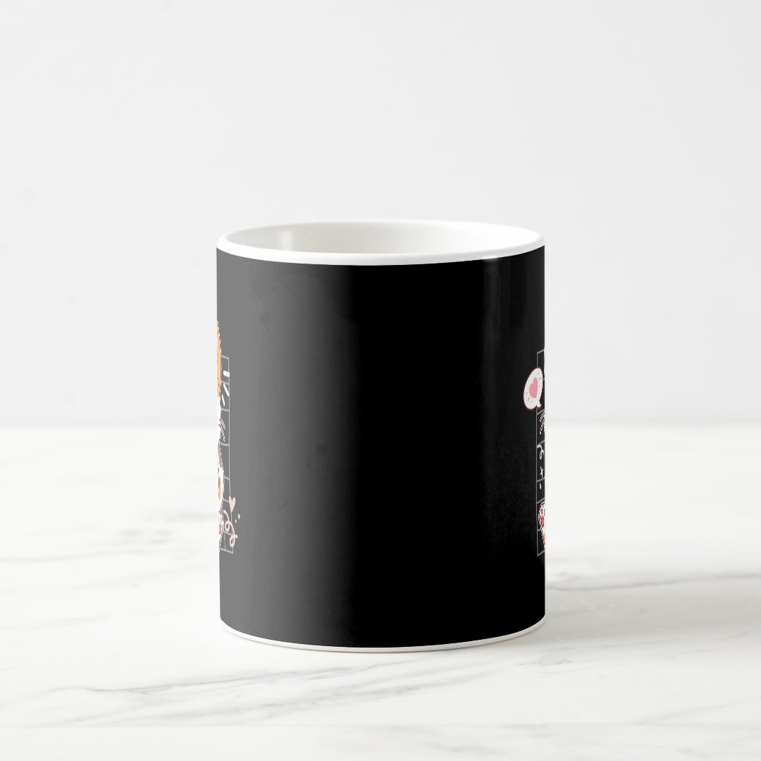 Cat Boba Tea Bubble Tea Kawaii Anime Japanese Neko Coffee Mug Anime Kupa Bardak Modern Anime Baskılı Kupa