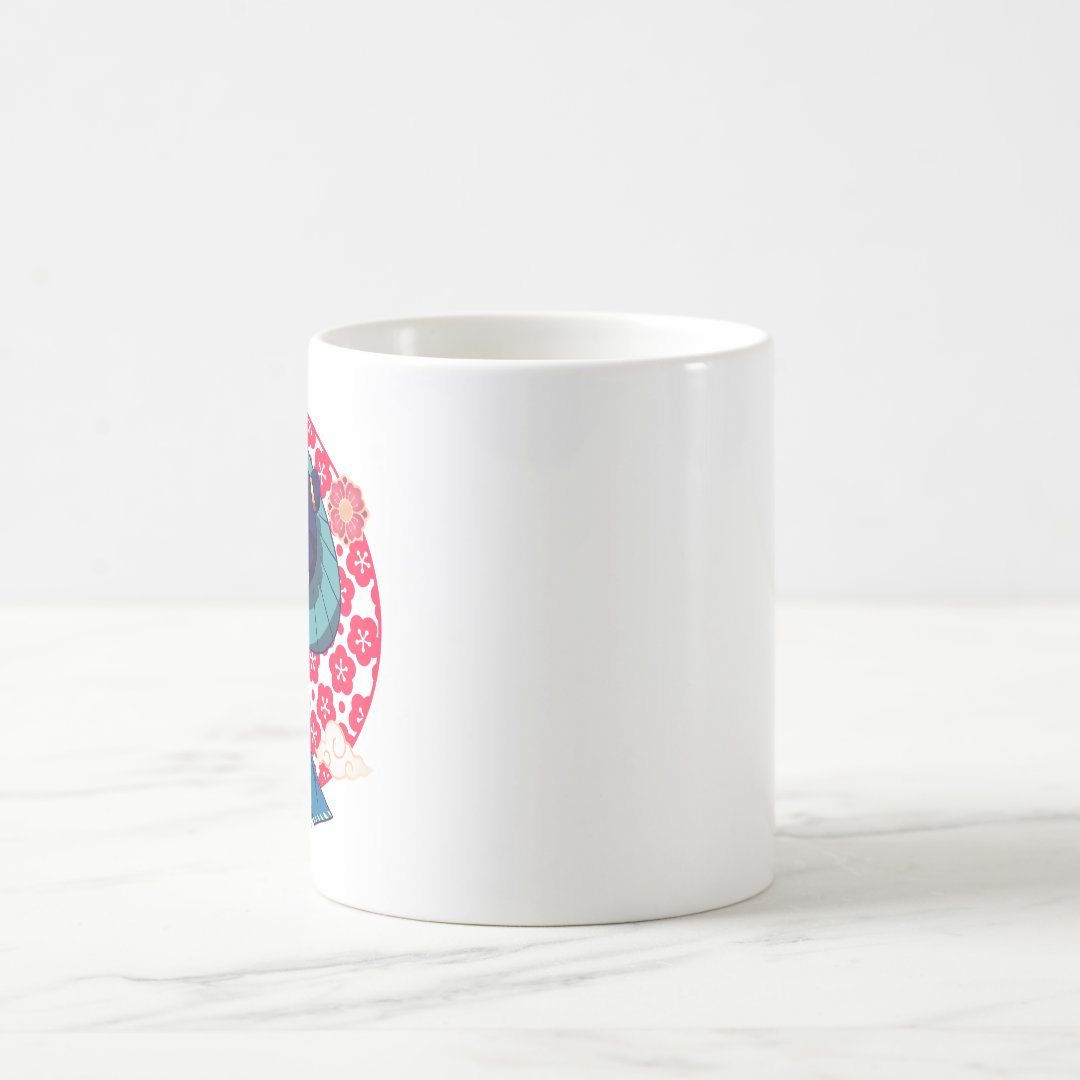 Chibi Anime Kawaii Kimono Coffee Mug Anime Kupa Bardak Modern Anime Baskılı Kupa