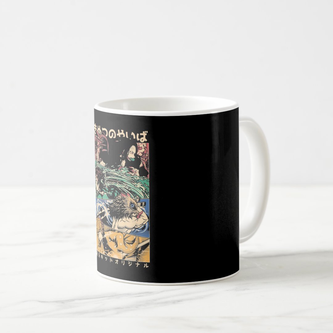Demons Slayers Anime Graphic Art Coffee Mug Anime Kupa Bardak Modern Anime Baskılı Kupa