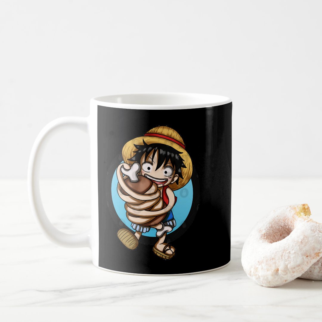 Funny Gift Anime Monkey Japan D Luffy Retro Wave Coffee Mug Anime Kupa Bardak Modern Anime Baskılı Kupa