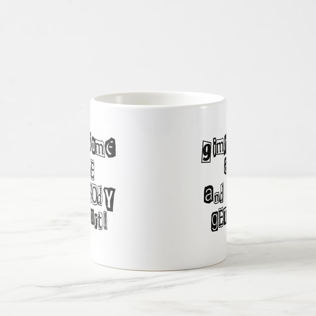 Gimme Some Anime... Coffee Mug Anime Kupa Bardak Modern Anime Baskılı Kupa