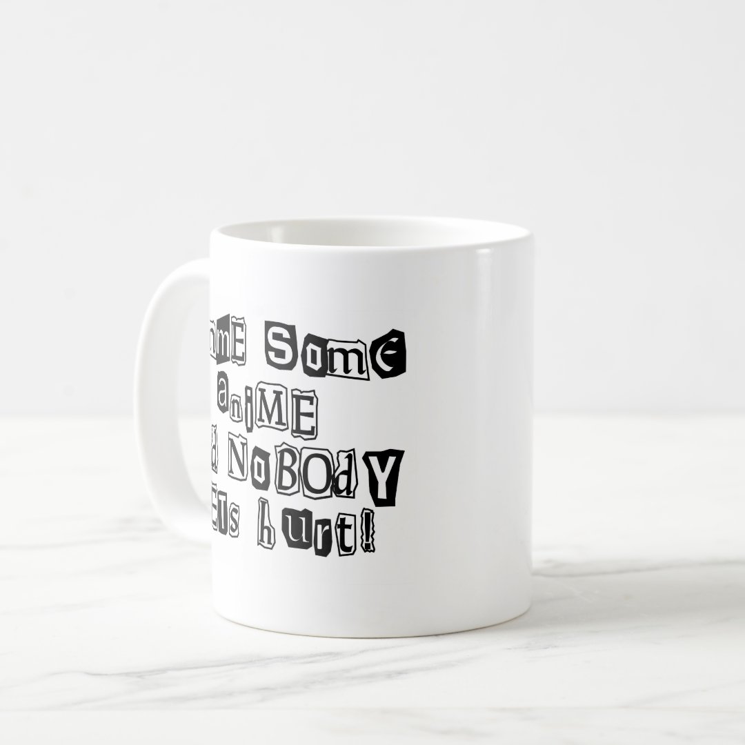 Gimme Some Anime... Coffee Mug Anime Kupa Bardak Modern Anime Baskılı Kupa