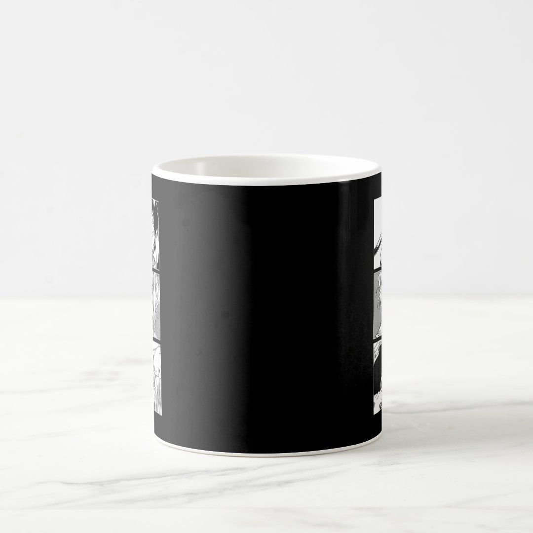 Horror Anime Girl Japanese Aesthetic Anime Otaku  Coffee Mug Anime Kupa Bardak Modern Anime Baskılı Kupa