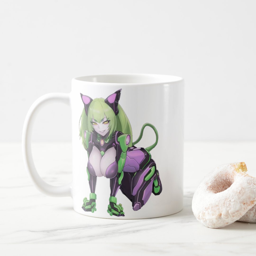 Hot Anime Catgirl Coffee Mug Anime Kupa Bardak Modern Anime Baskılı Kupa