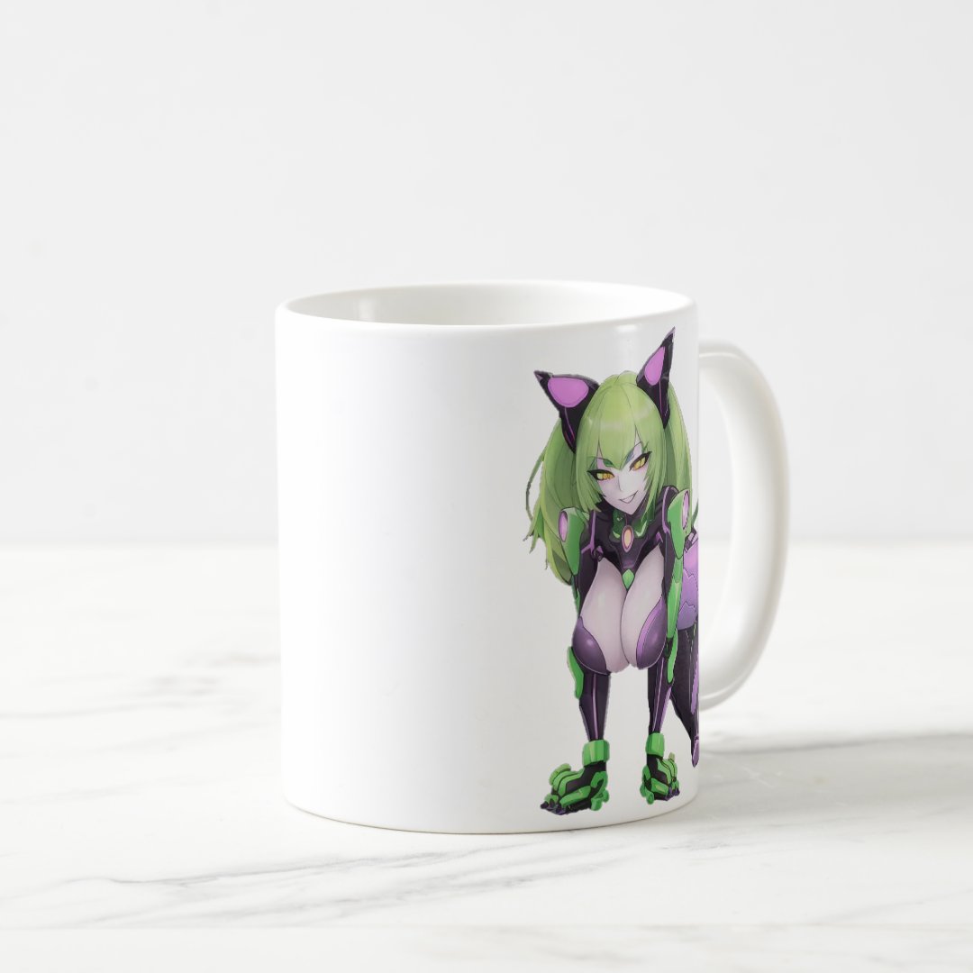 Hot Anime Catgirl Coffee Mug Anime Kupa Bardak Modern Anime Baskılı Kupa