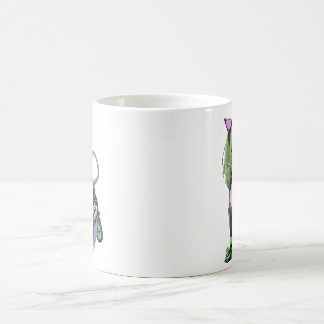 Hot Anime Catgirl Coffee Mug Anime Kupa Bardak Modern Anime Baskılı Kupa