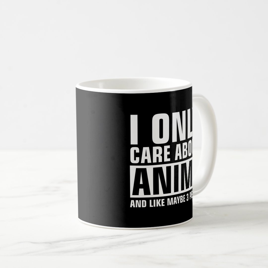 I Only Care About Anime Coffee Mug Anime Kupa Bardak Modern Anime Baskılı Kupa