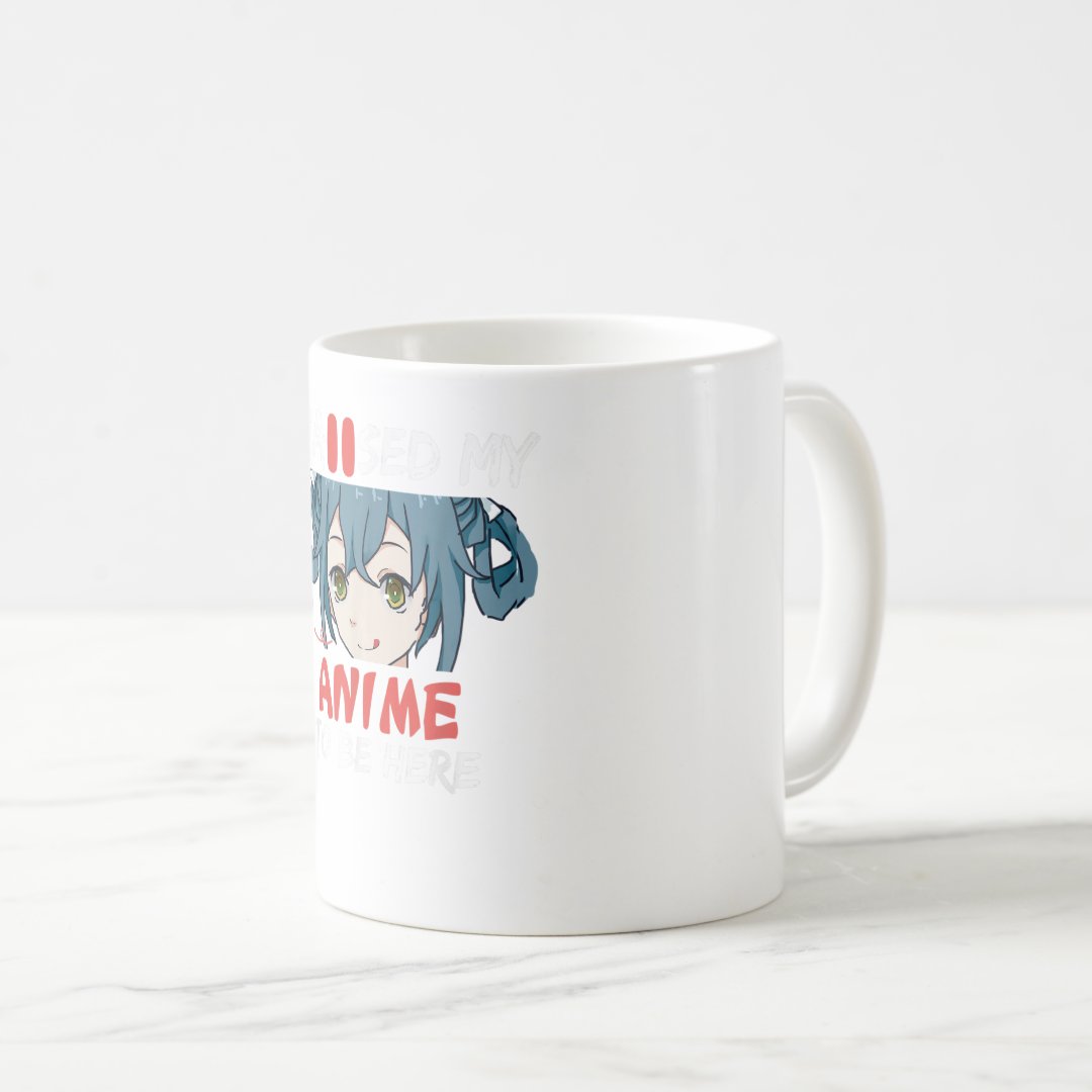 I Paused My Anime To Be Here Anime Merc Coffee Mug Anime Kupa Bardak Modern Anime Baskılı Kupa