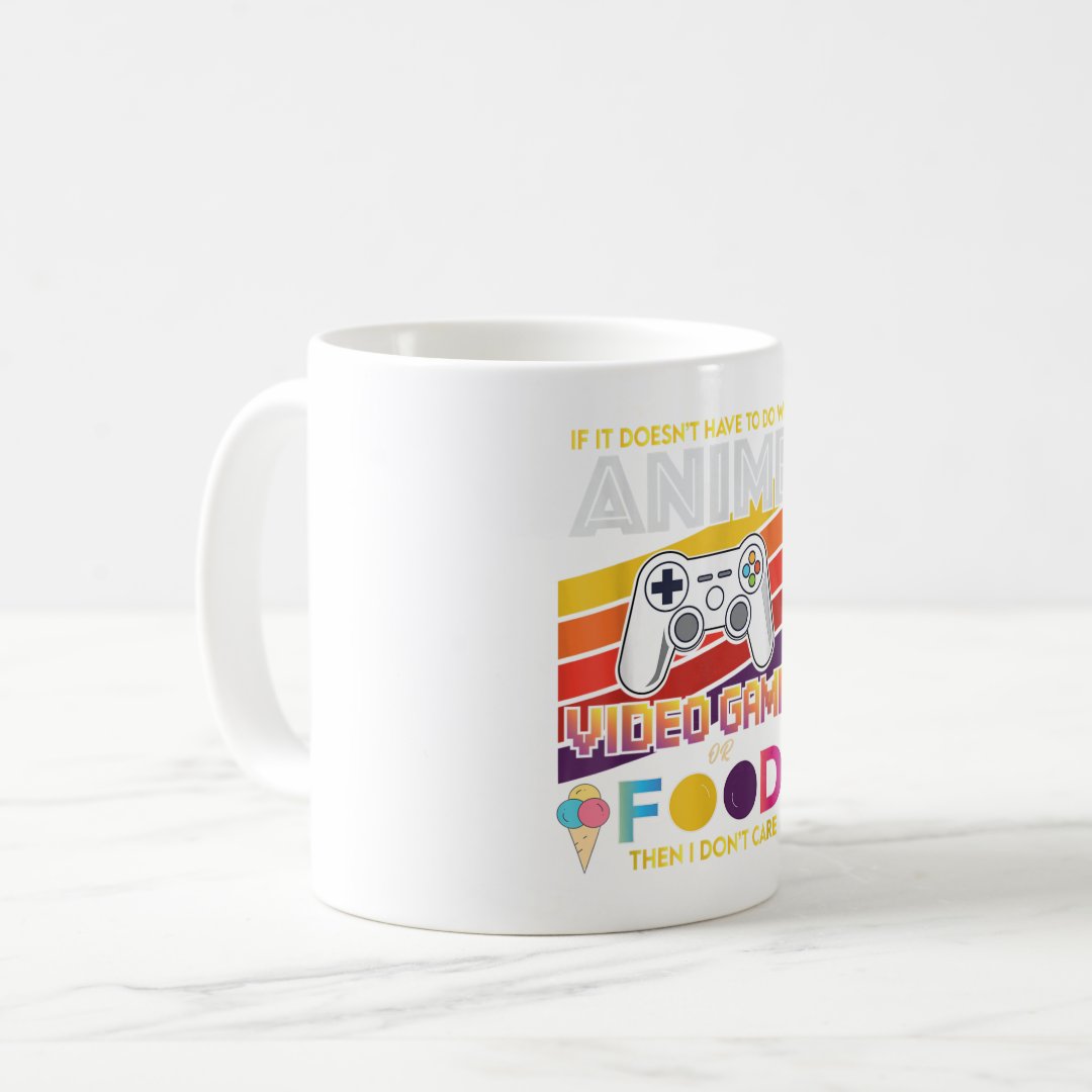 If It Doesnt Have to Do with Anime Vide Coffee Mug Anime Kupa Bardak Modern Anime Baskılı Kupa