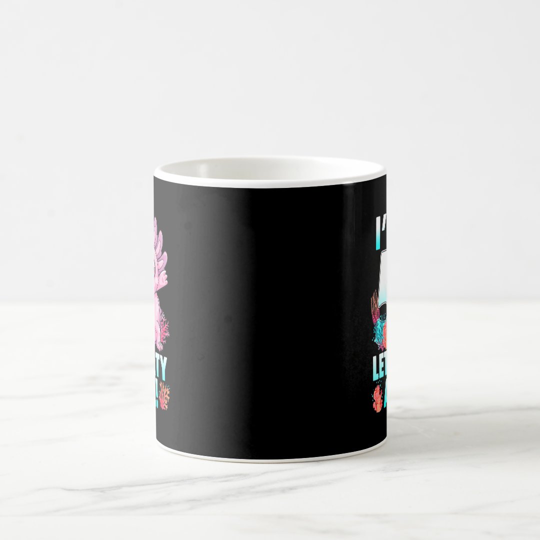 I'm 5 Let's Party A Lotl Cute Axolotl Anime Gifts  Coffee Mug Anime Kupa Bardak Modern Anime Baskılı Kupa