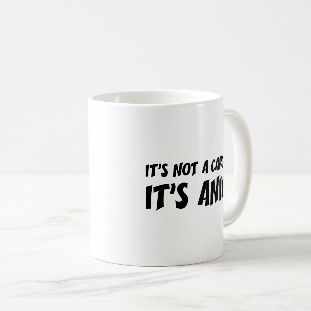 It's Not A Cartoon. It's Anime. Coffee Mug Anime Kupa Bardak Modern Anime Baskılı Kupa