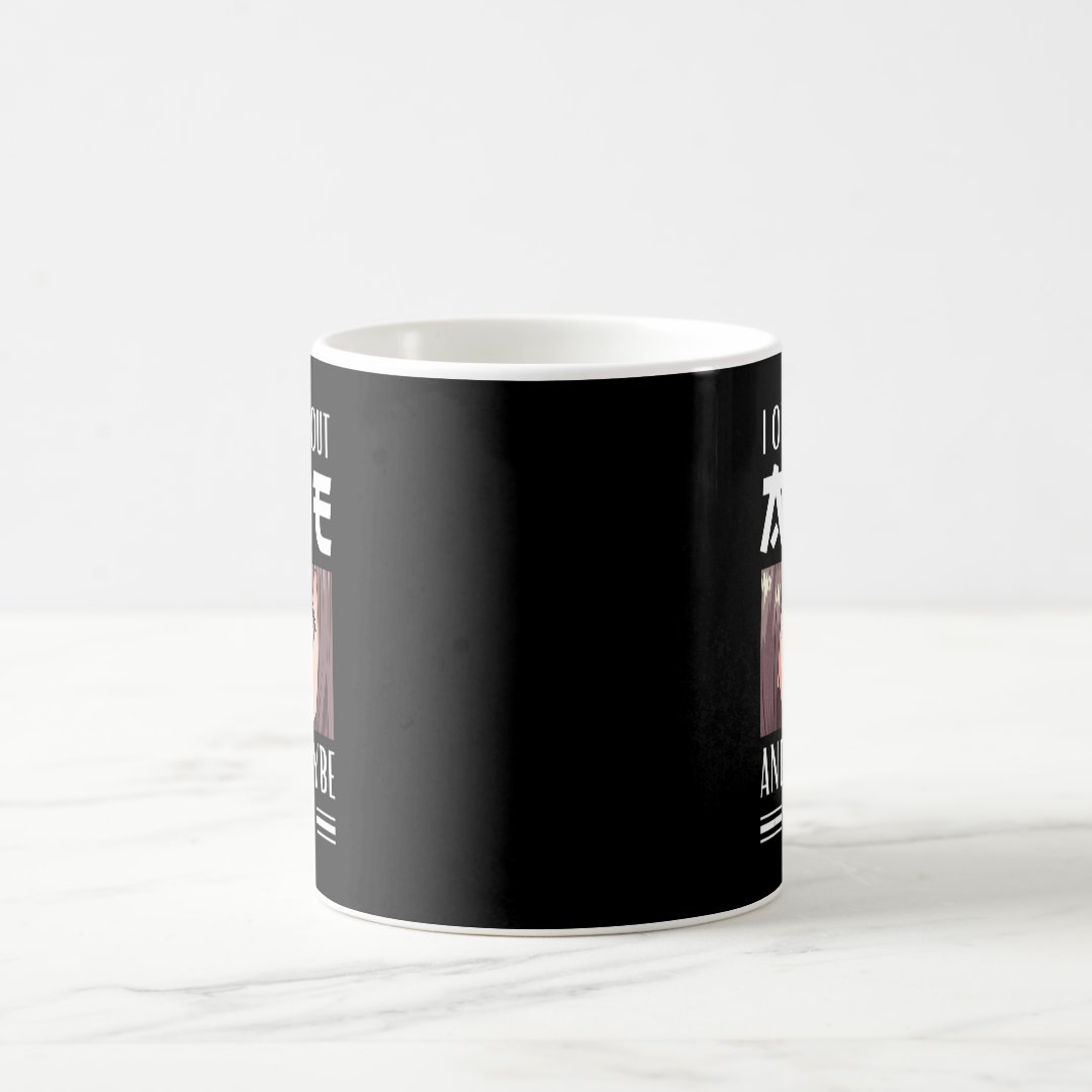 Japan Anime Girl I Only Care About Anime and Like  Coffee Mug Anime Kupa Bardak Modern Anime Baskılı Kupa