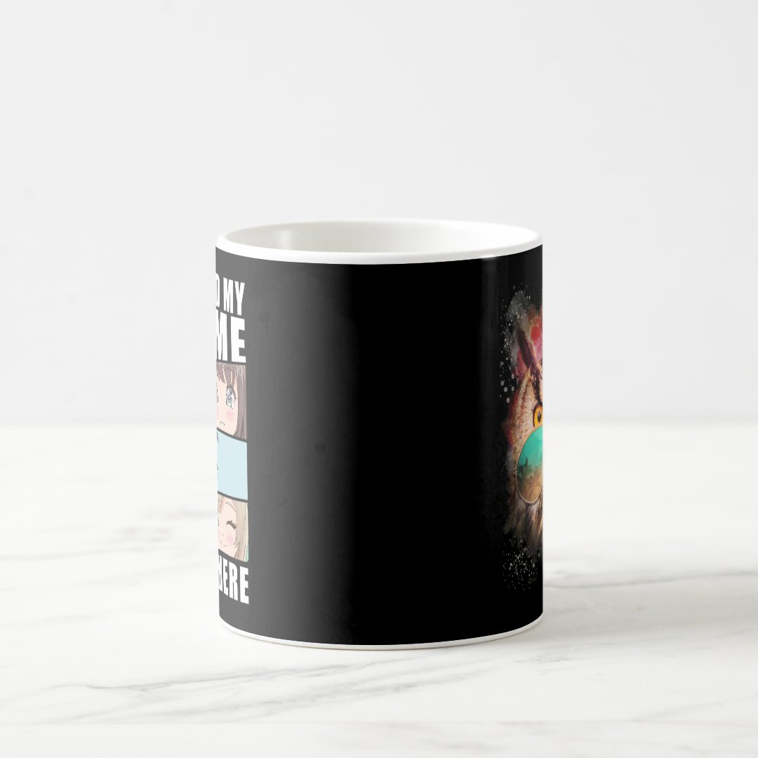 Japanese Anime Girl Manga Comic Otaku Fan Coffee Mug Anime Kupa Bardak Modern Anime Baskılı Kupa
