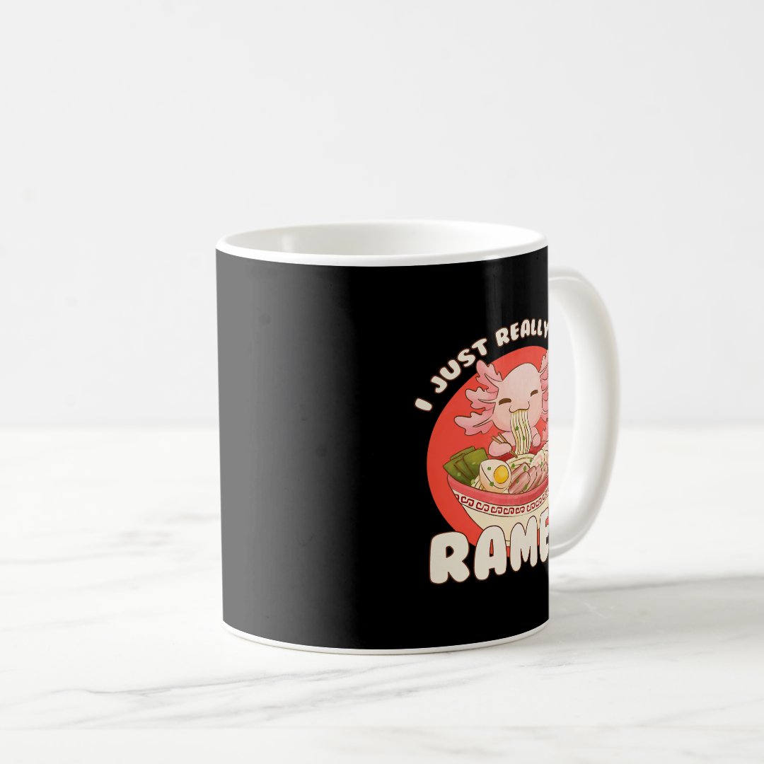 Kawaii Cute Anime axolotl Otaku Japanese Ramen Noo Coffee Mug Anime Kupa Bardak Modern Anime Baskılı Kupa