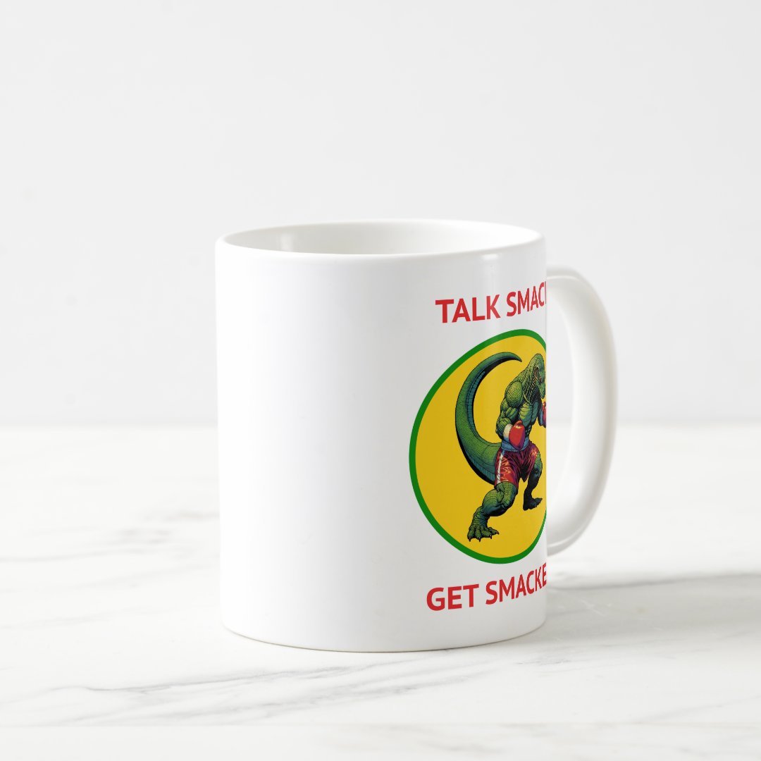 KING KOMODO DRAGON BOXER RETRO ANIME COFFEE MUG Anime Kupa Bardak Modern Anime Baskılı Kupa