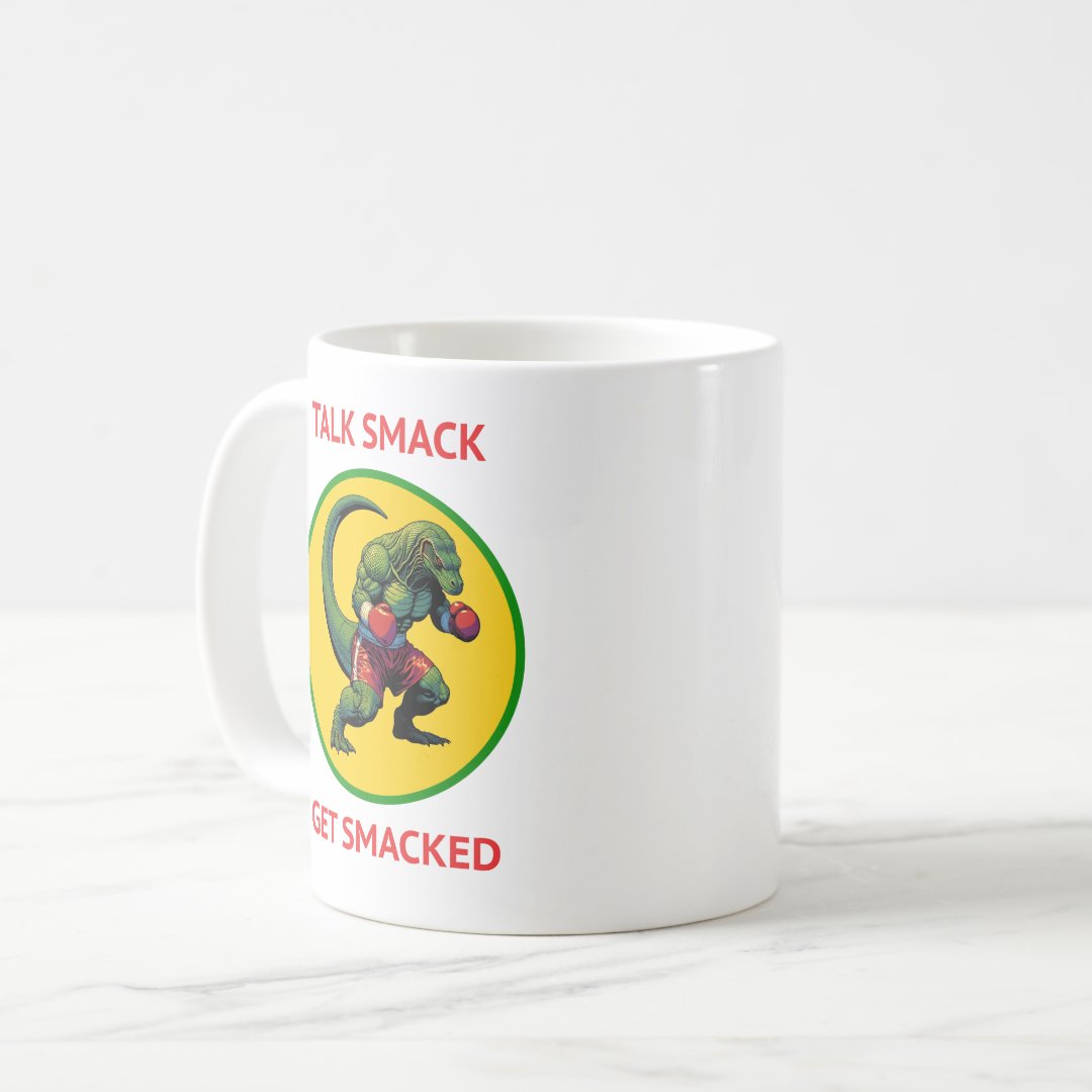 KING KOMODO DRAGON BOXER RETRO ANIME COFFEE MUG Anime Kupa Bardak Modern Anime Baskılı Kupa