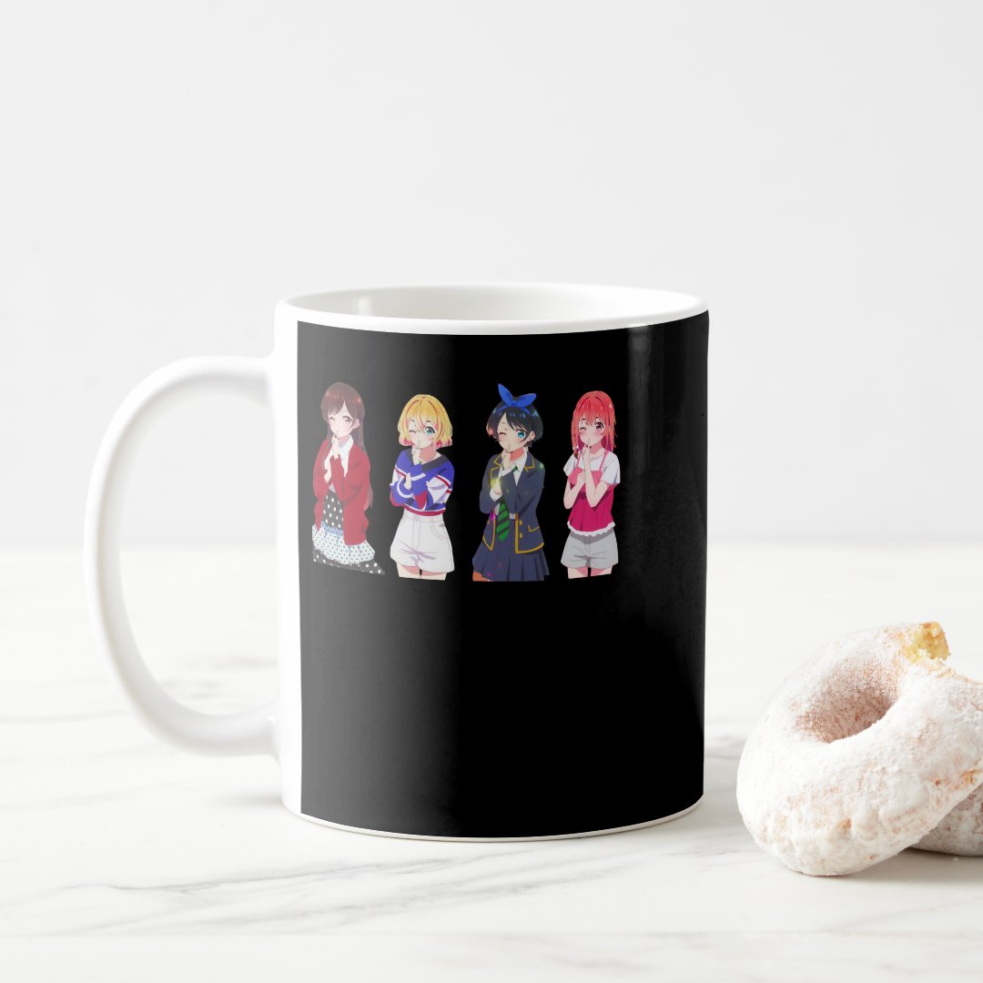 Lover Gift Rent Anime A Girlfriend Movie Gifts For Coffee Mug Anime Kupa Bardak Modern Anime Baskılı Kupa