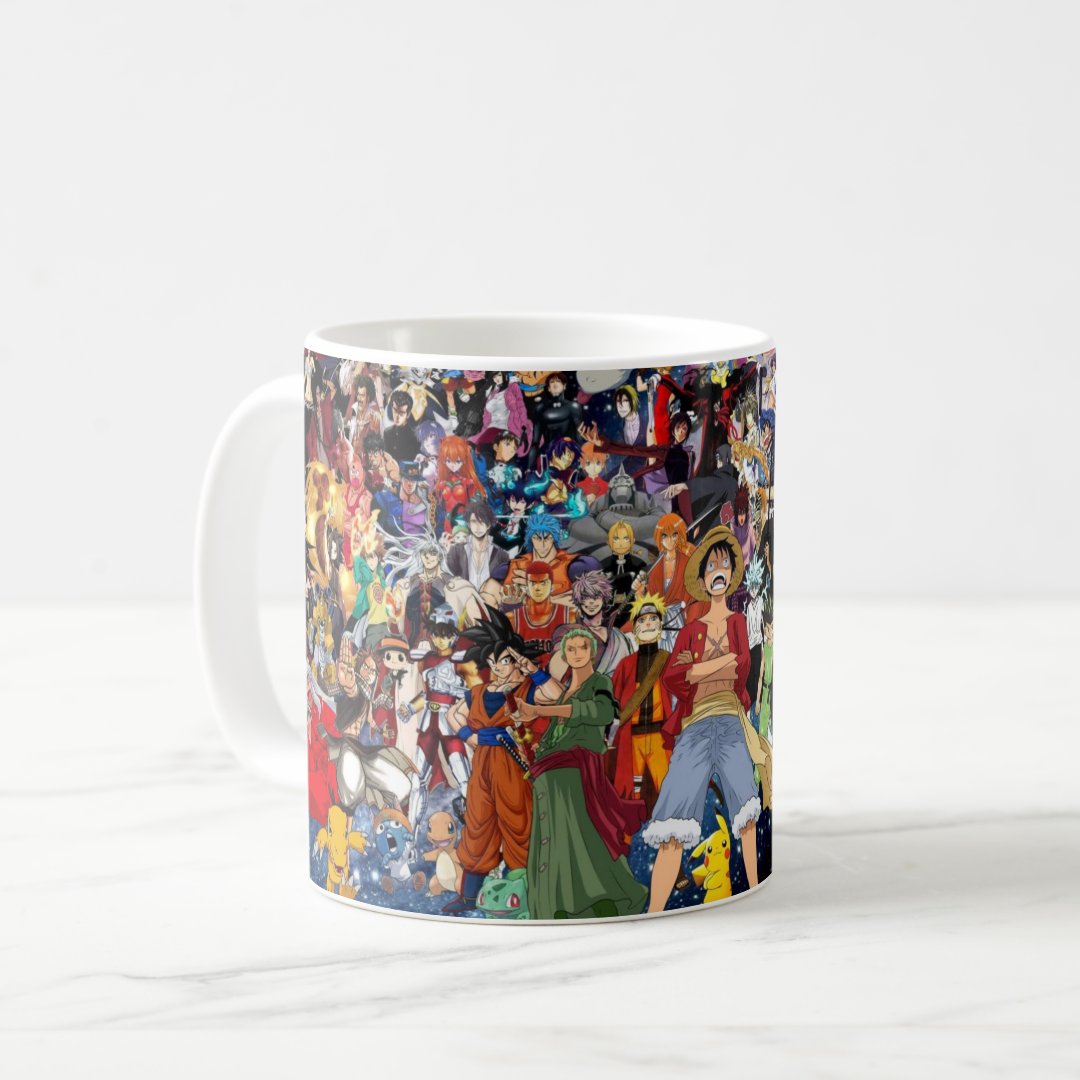 Mugs & Cups cofee anime Anime Kupa Bardak Modern Anime Baskılı Kupa