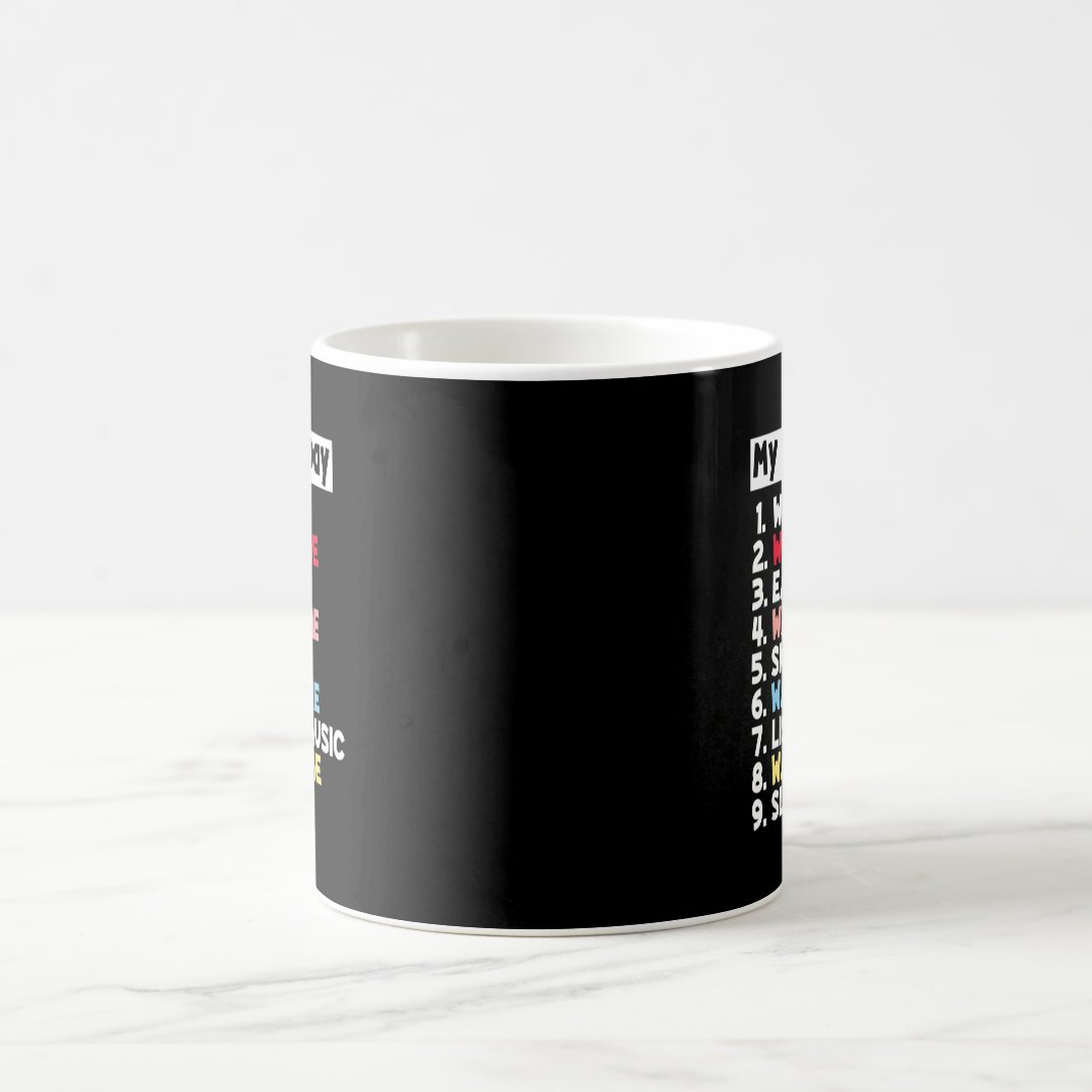 My Perfect Day Anime Merch Cute For Teens Girls Wo Coffee Mug Anime Kupa Bardak Modern Anime Baskılı Kupa