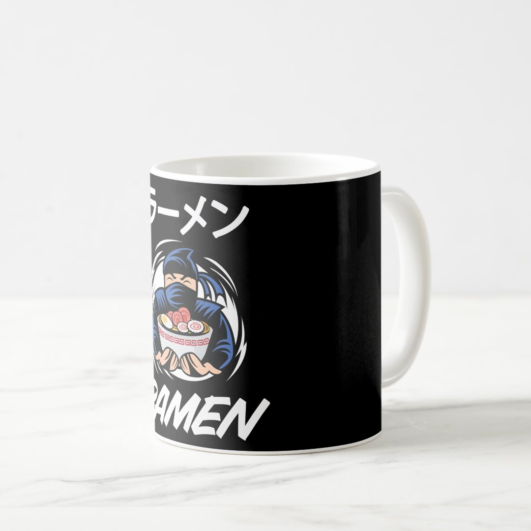 Noodles Anime Manga Funny Cute Japan Otaku Ninja Coffee Mug Anime Kupa Bardak Modern Anime Baskılı Kupa