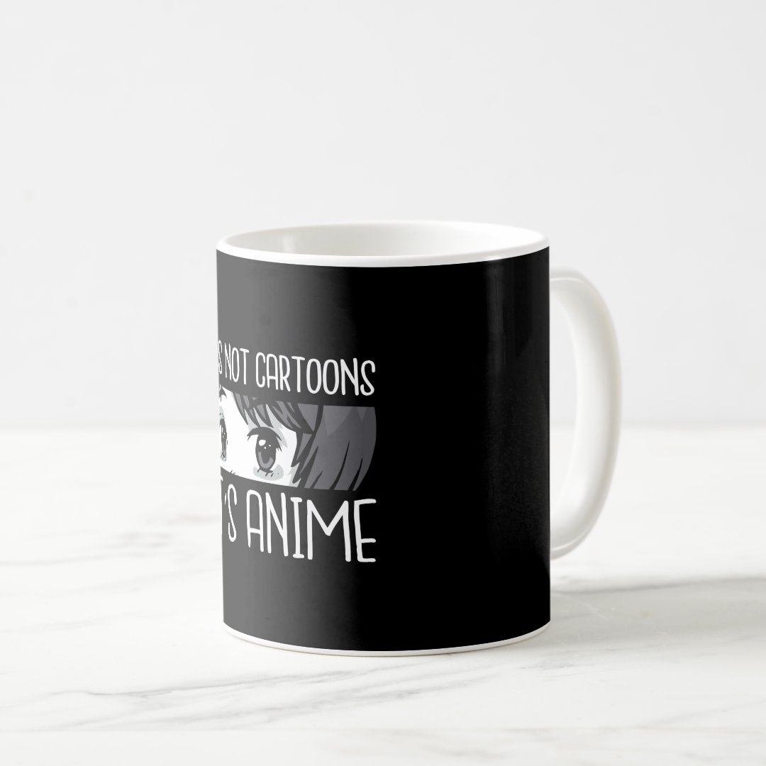 Not cartoons anime coffee mug Anime Kupa Bardak Modern Anime Baskılı Kupa