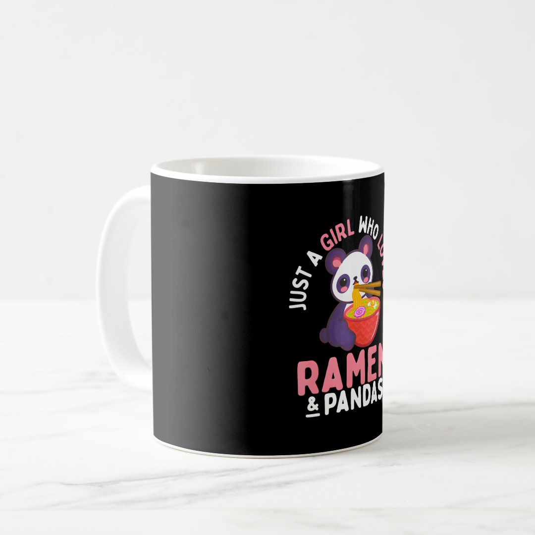 Panda Noodles Ramen Kawaii Japanese Cute Anime Coffee Mug Anime Kupa Bardak Modern Anime Baskılı Kupa