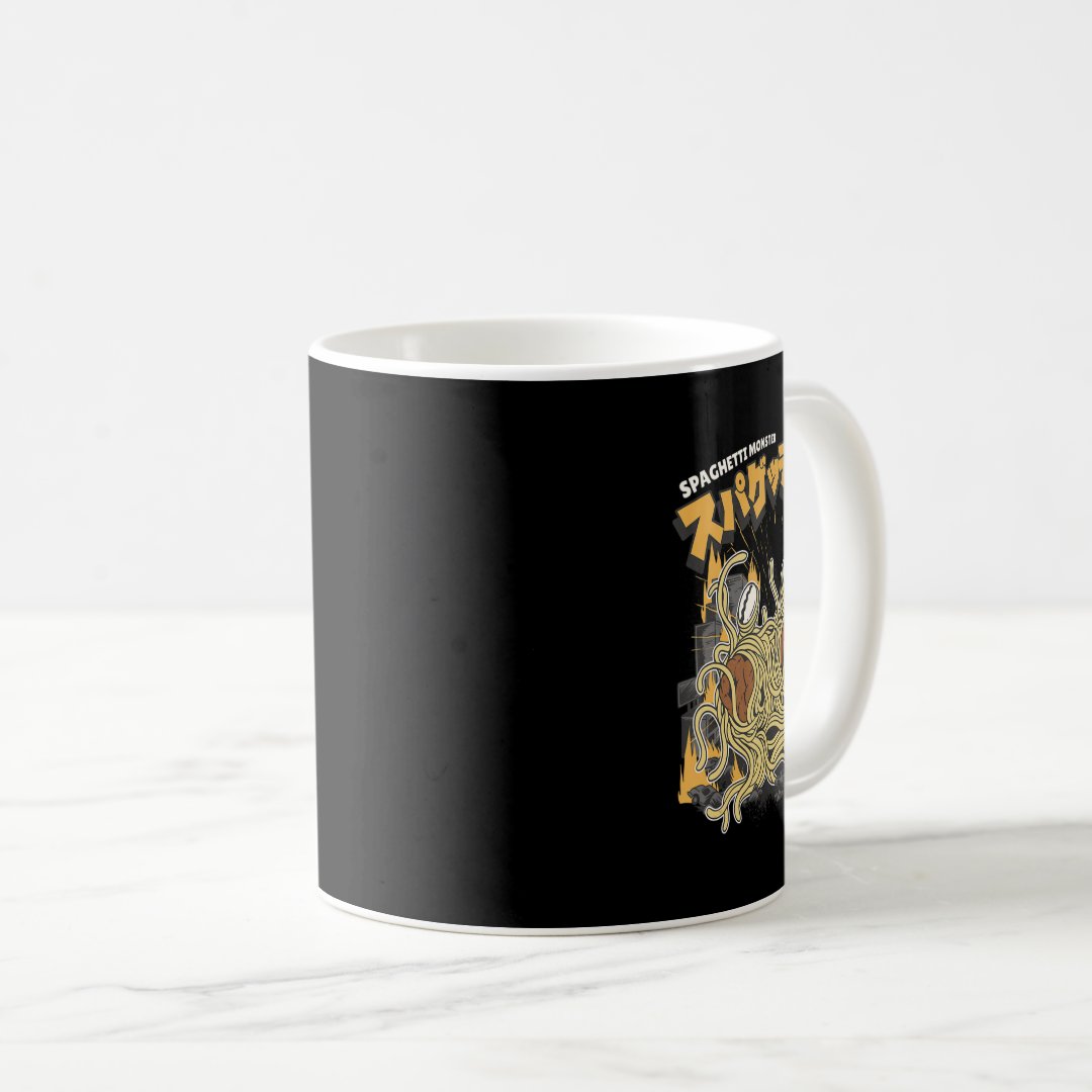 Pasta lover Spaghetti monster anime  Coffee Mug Anime Kupa Bardak Modern Anime Baskılı Kupa