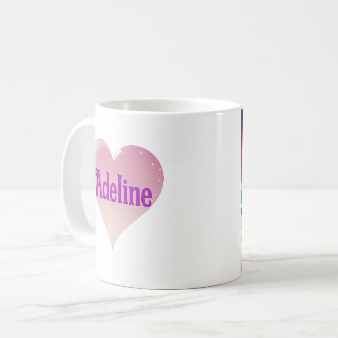 Personalised Beautiful Rainbow Anime Girl Coffee Mug Anime Kupa Bardak Modern Anime Baskılı Kupa