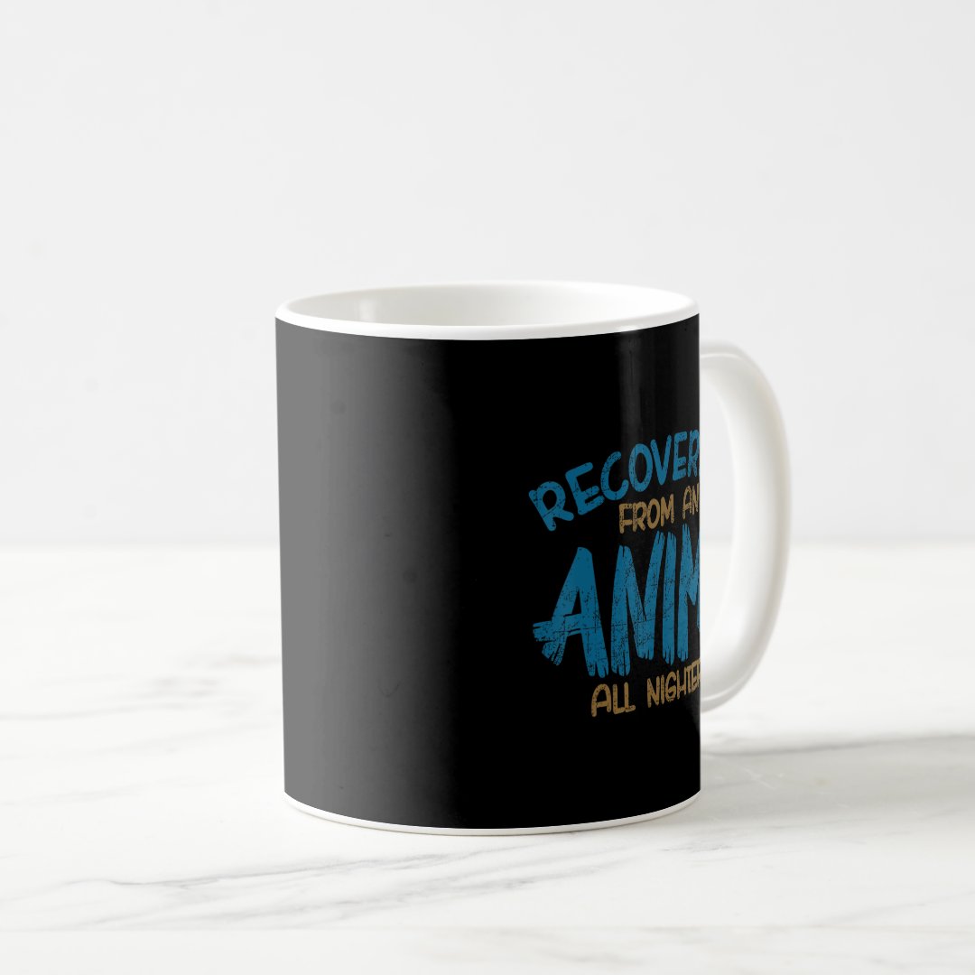 Recovering From An Anime All Nighter Anime Manga K Coffee Mug Anime Kupa Bardak Modern Anime Baskılı Kupa