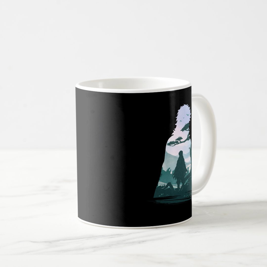 Retro Demon Anime Slayers Classic Arts Kyojuro Ren Coffee Mug Anime Kupa Bardak Modern Anime Baskılı Kupa