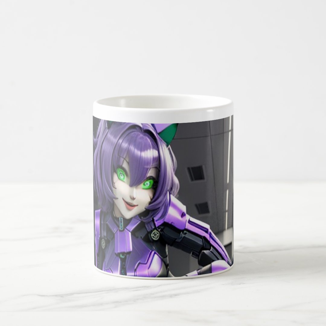 Sexy anime catgirl  Coffee Mug Anime Kupa Bardak Modern Anime Baskılı Kupa