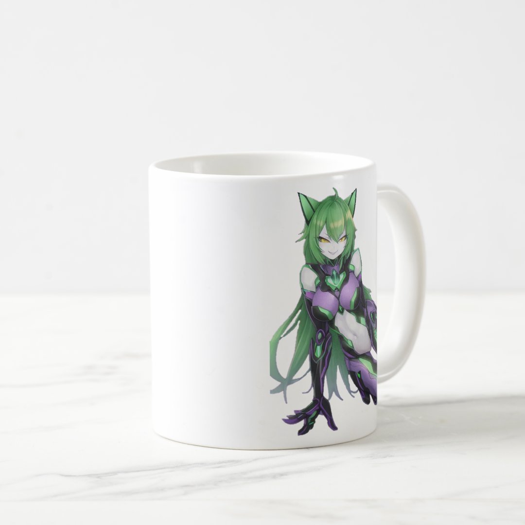 Sexy Devilish Anime Catgirl Coffee Mug Anime Kupa Bardak Modern Anime Baskılı Kupa