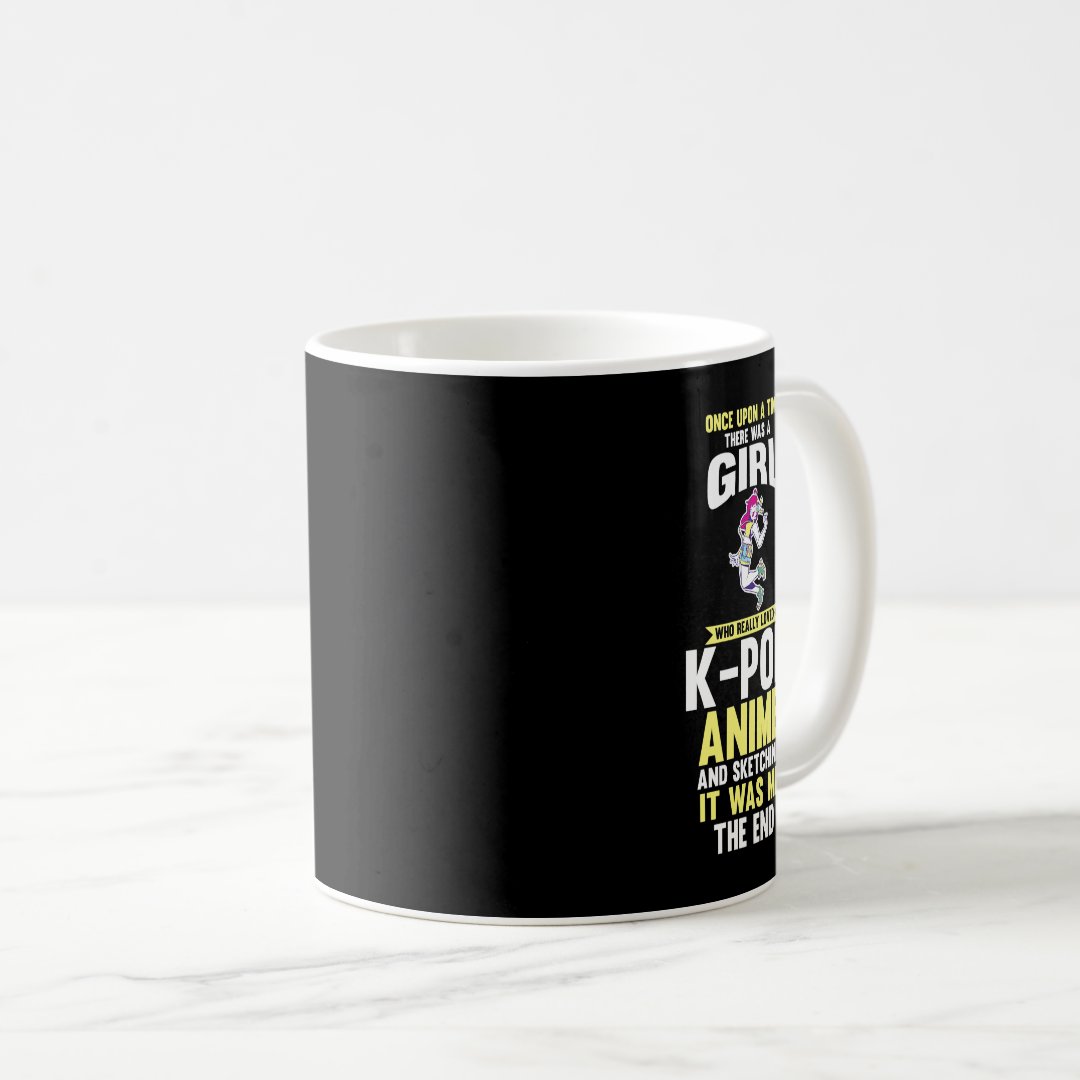 Sketching Anime Kpop Coffee Mug Anime Kupa Bardak Modern Anime Baskılı Kupa