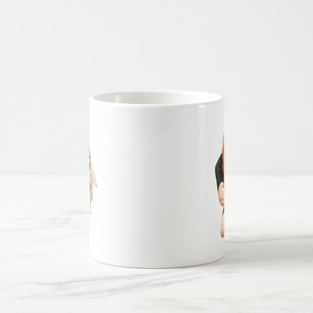 Two Frothy Beards Anime Mug Anime Kupa Bardak Modern Anime Baskılı Kupa