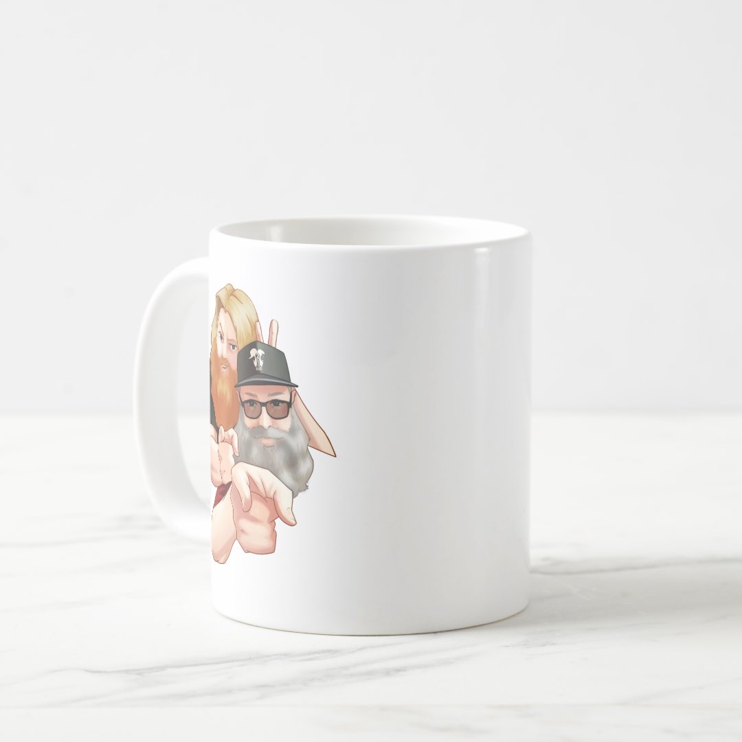 Two Frothy Beards Anime Mug Anime Kupa Bardak Modern Anime Baskılı Kupa