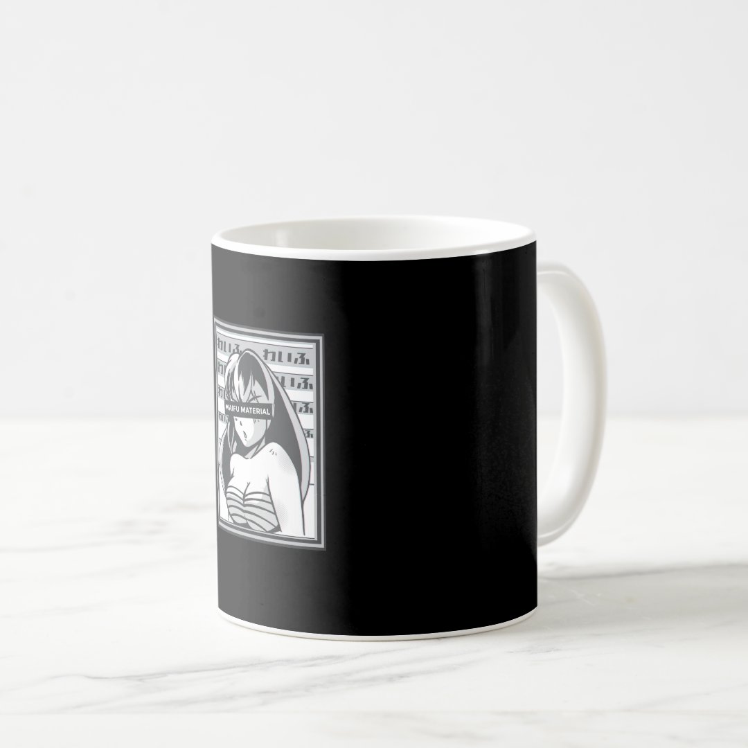 Waifu material anime coffee mug Anime Kupa Bardak Modern Anime Baskılı Kupa